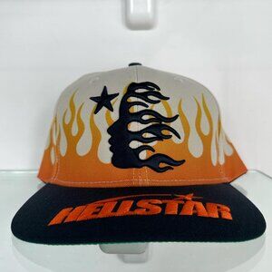 Hellstar Flame Vintage Snapback Hat